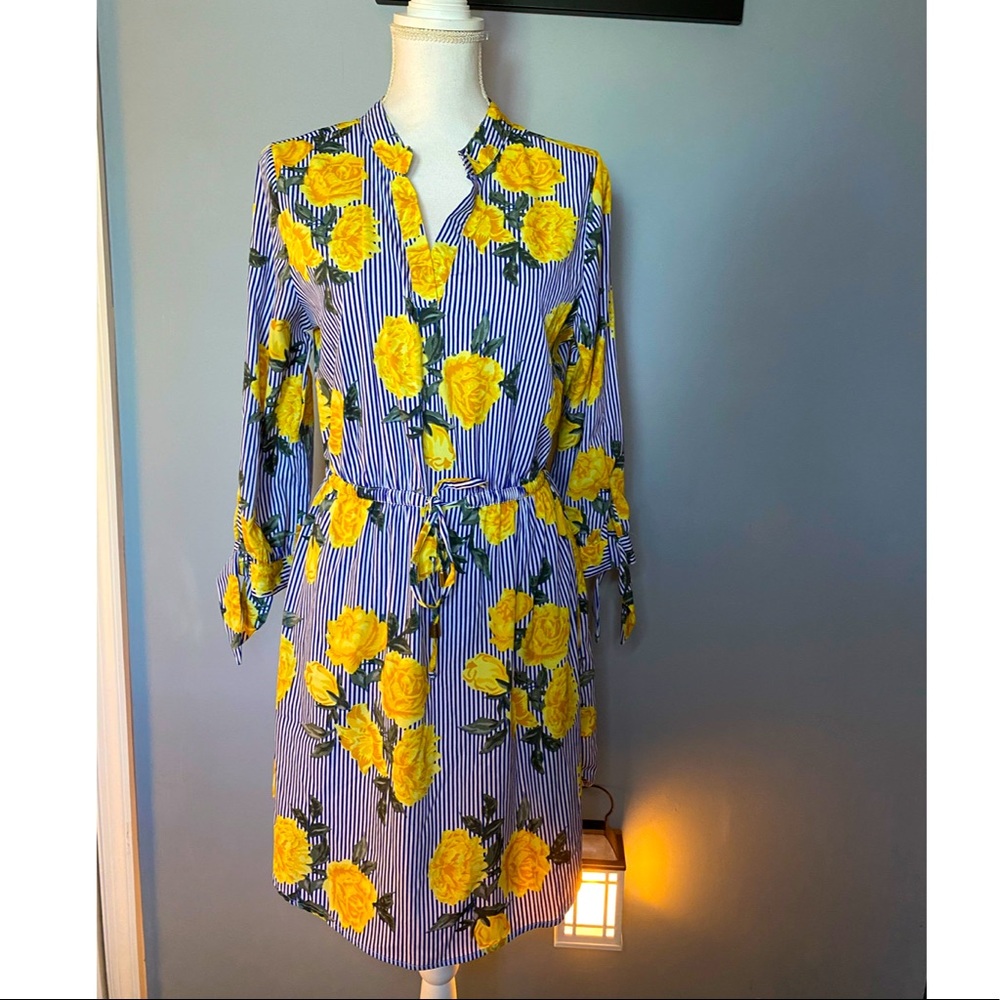 Mint of Blush Floral Dress, Size L.